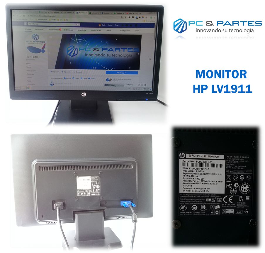 Monitor HP LV - Usado