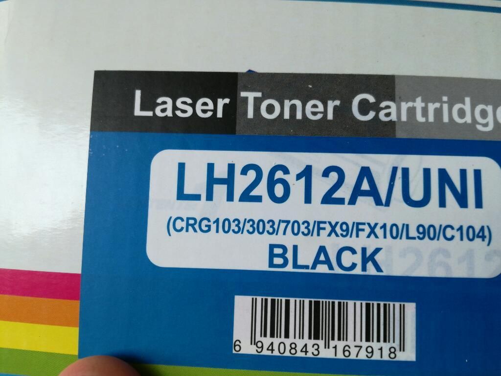 Toner Nuevo Negro Lha