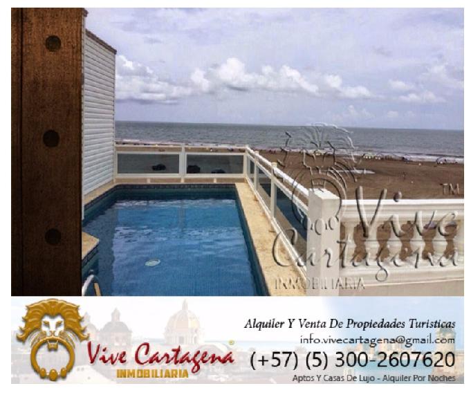 Alquilo casa de playa vacacional en Cartagena