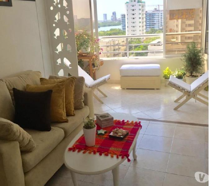 Arriendo apartamento semi amoblado en Marbella Cartagena
