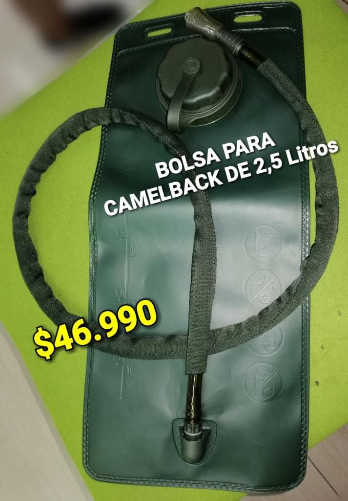 BOLSA PARA CAMELBACK DE 2.5 LITROS
