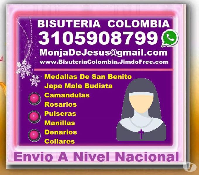 Bisuteria Colombia, Rosarios, Camandulas, Pulseras,