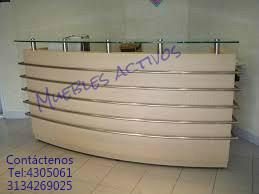 Fabricacion de Recepciones, counter, recibidores de