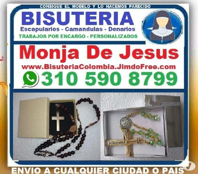 Monja De Jesus, Bisuteria Colombia, Camandulas,