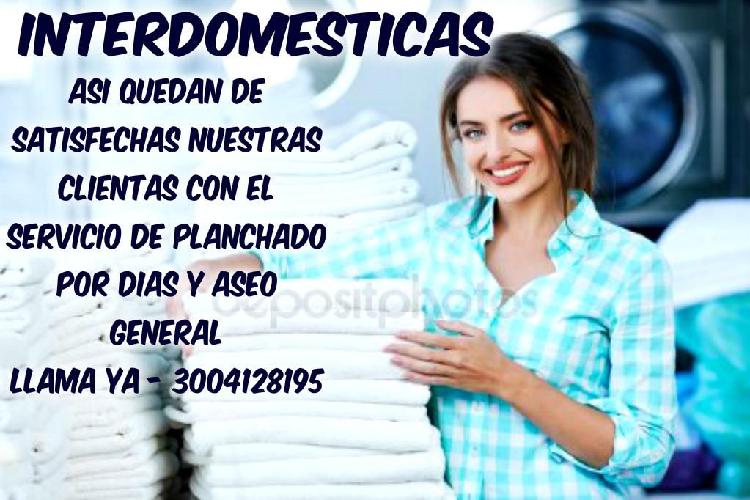 NECESITAS AYUDA CON LA PLANCHADA DE TU ROPA O ASEO GENERAL