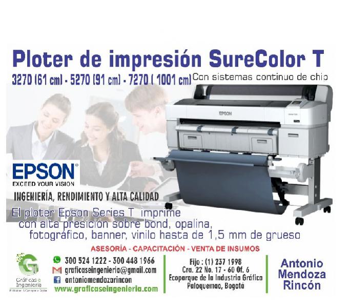 Ploter Epson sure color series T 60, 90, 110cm, Bogotá.