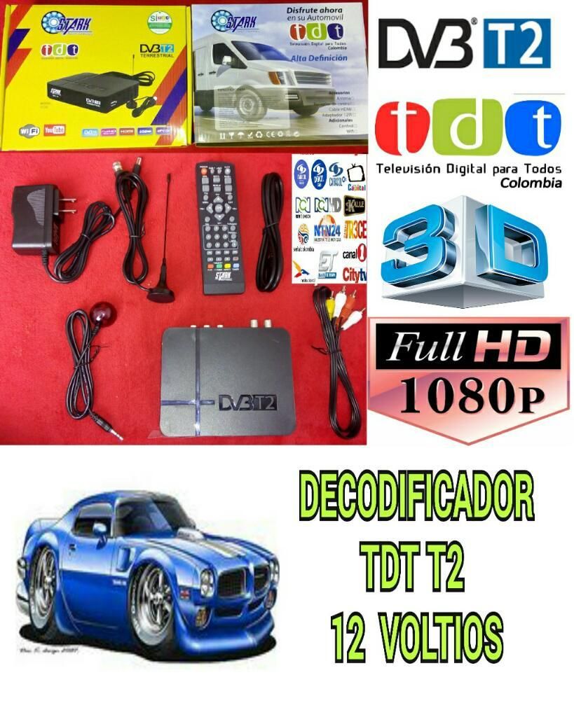 Tdt Hd Carro Decodificador