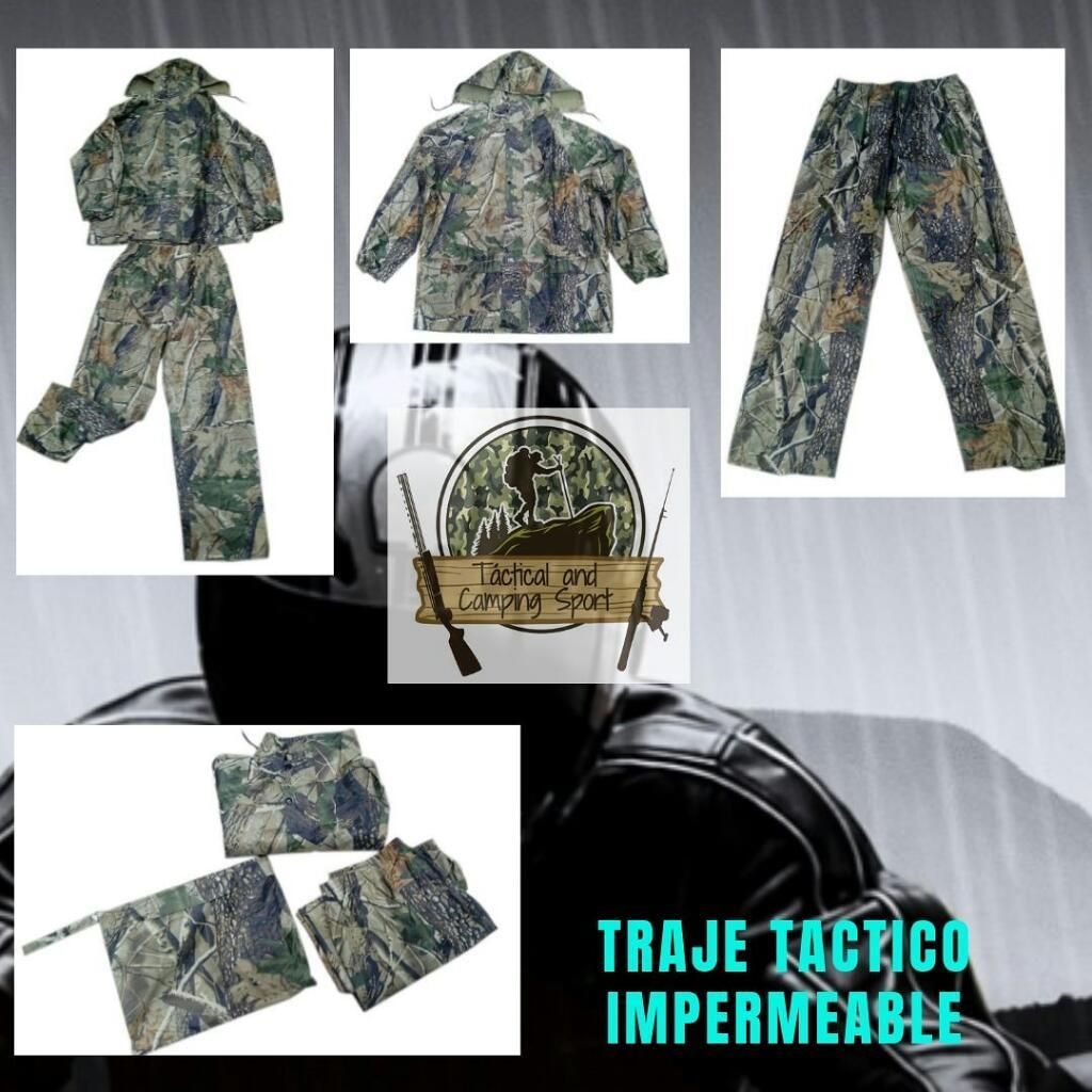 Traje Tactico Impermeable