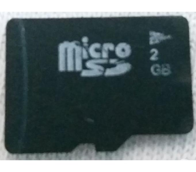 VENDO X 7.500 MEMORIA MICROSD 2 GB