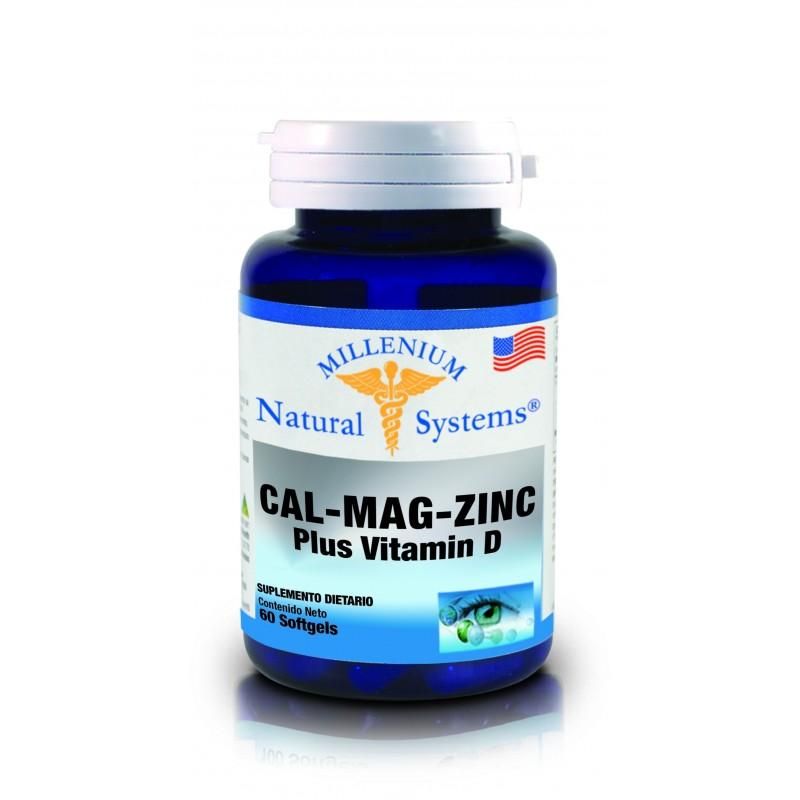 Cal-mag-zinc De Natural Systems X 60 Softgels