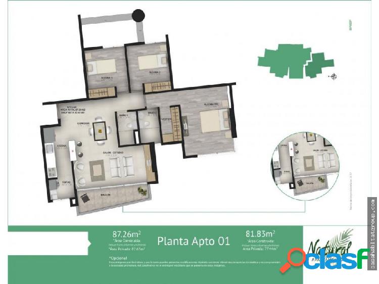 Apartamentos Natural en venta Envigado