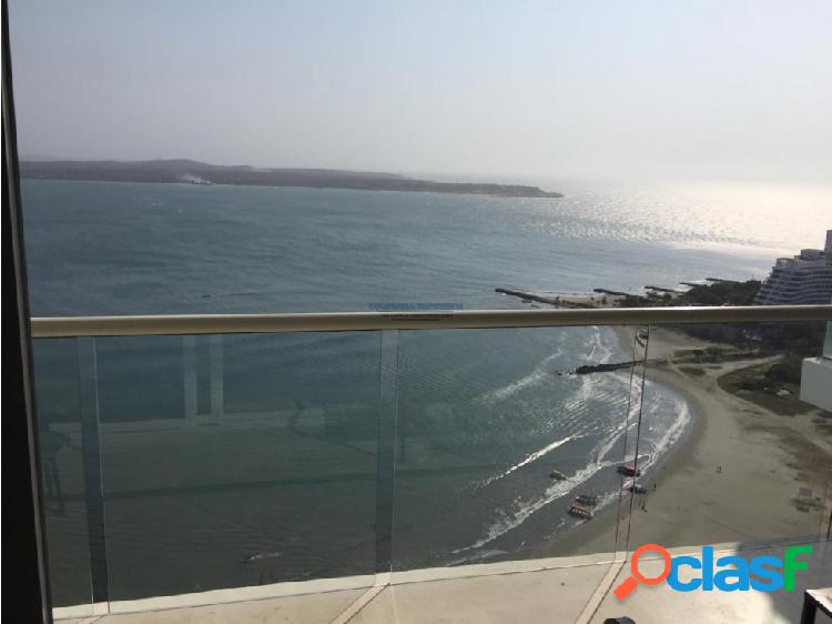 Arriendo apartamento en primera linea al Mar