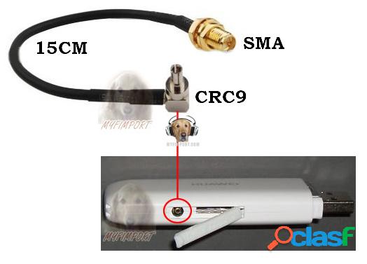 Cable CRC9 a SMA para Modem