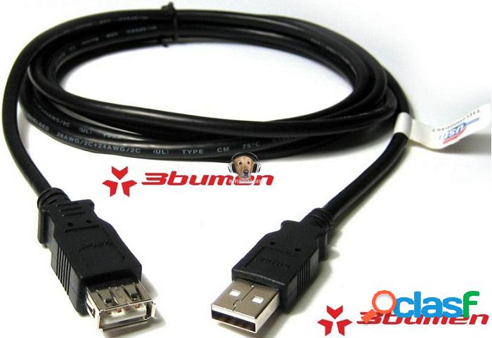 Cable Extensor USB de 3m 3bumen