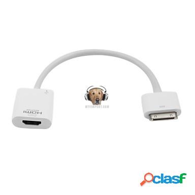 Cable HDMI Original Apple para Ipad 2 y 3 Iphone 4 y 4S 30
