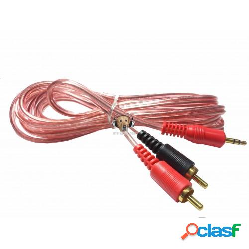 Cable de Audio 2×1 Oxigenado 3.6m