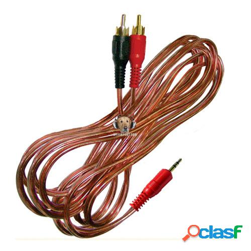 Cable de Audio 2×1 Oxigenado 4.5m
