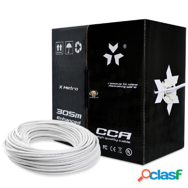 Cable utp Nivel 5E CCA Blanco caja 305m 3Bumen