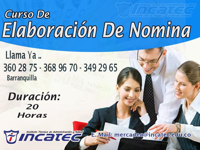 Curso de Elaboración De Nomina 2015 - Barranquilla