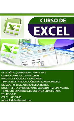 Curso de Excel Basico, Intermedio, Avanzado