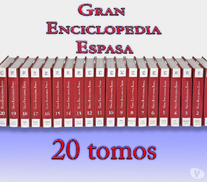 GRAN ENCICLOPEDIA ESPASA 20 TOMOS