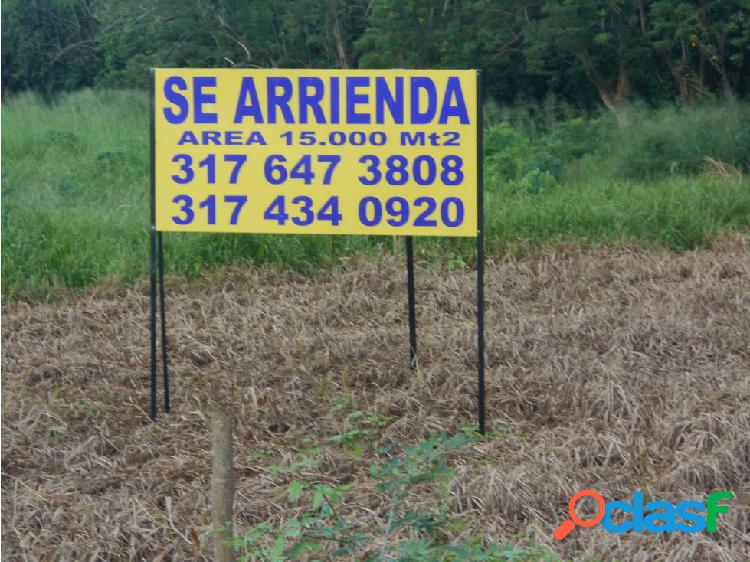 LOTE EN ARRIENDO PARA CULTIVAR