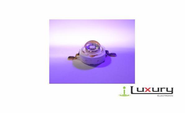Led Ultra Violeta Uv 3w 3.2 – 3.6 Vdc 390 Nm 120 Grados