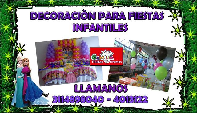 Organizamos y Decoramos Tus Fiestas Infantiles Con