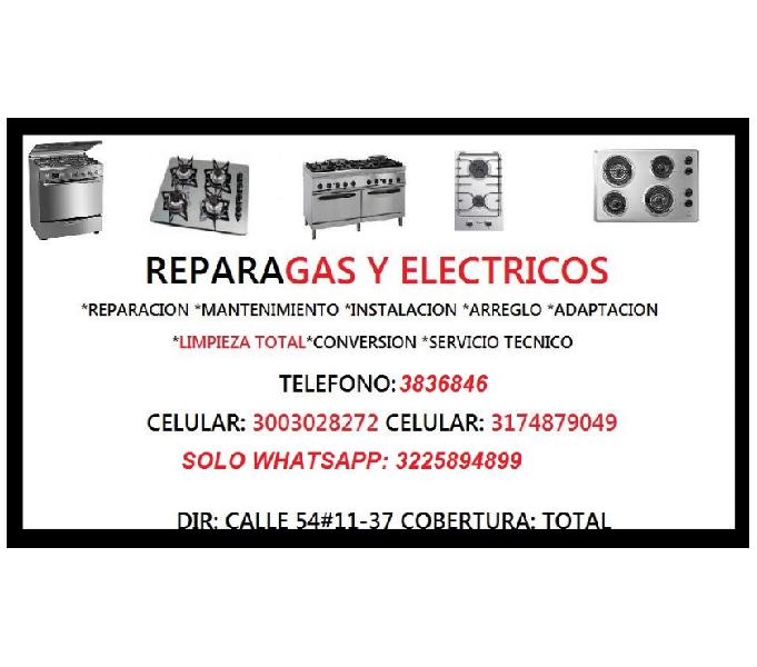 REPARACION DE ESTUFAS ELECTRICAS EN CALI. CEL: 300 302 82 72