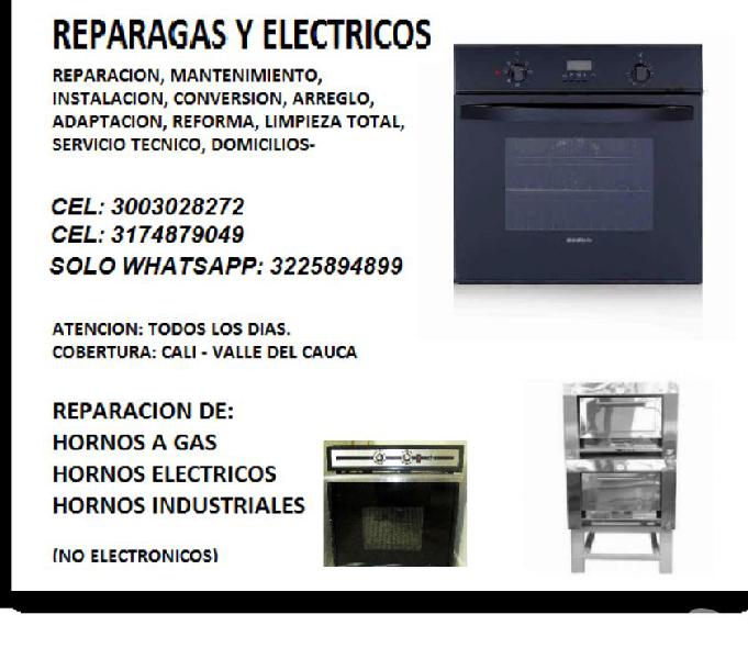 REPARACION, MANTENIMIENTO, INSTALACION DE HORNOS EN CALI