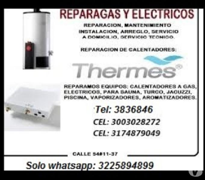 Reparacion de TURCOS A GAS Y ELECTRICOS CEL: 3225894899