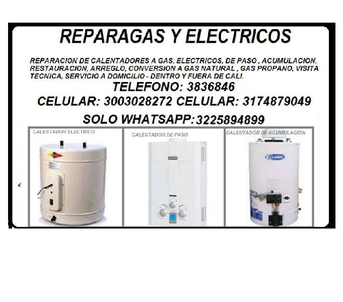 Reparacion de calentadores HACEB EN CALI, CEL.3003028272