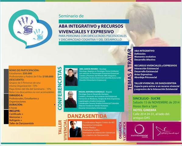 Seminario ABA Integrativo y Recursos Vivenciales