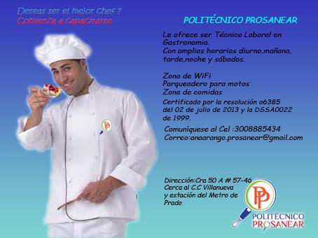 Técnico laboral en gastronomia