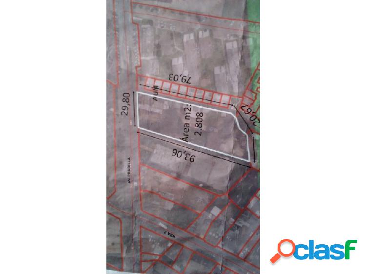 VENTA LOTE POR LA AVENIDA PRADILLA