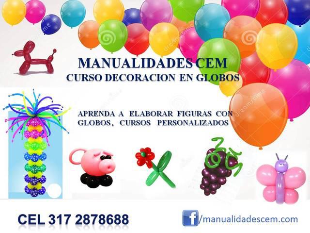 curso decoracion con globos