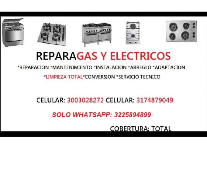 reparacion de ESTUFAS ELECTRICAS EN CALI CEL.3003028272
