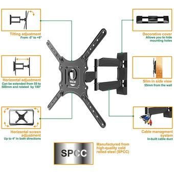 soporte movil para tv hasta 55