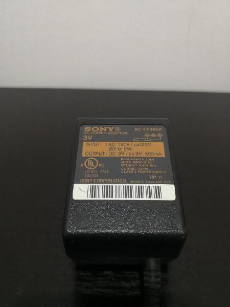 Cargador Transformador Sony 3v 500 Ma
