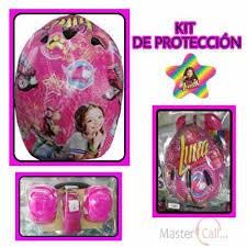 Kit De Protecion Soy Luna Incluye Casco Coderas Muñequeras