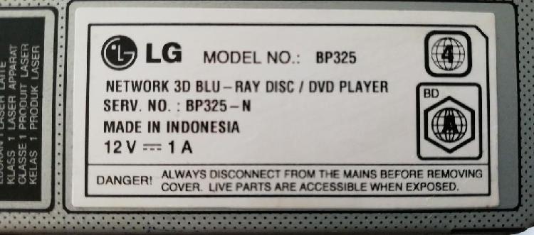 tengo Blu-ray 3d Marca Lg Excelente