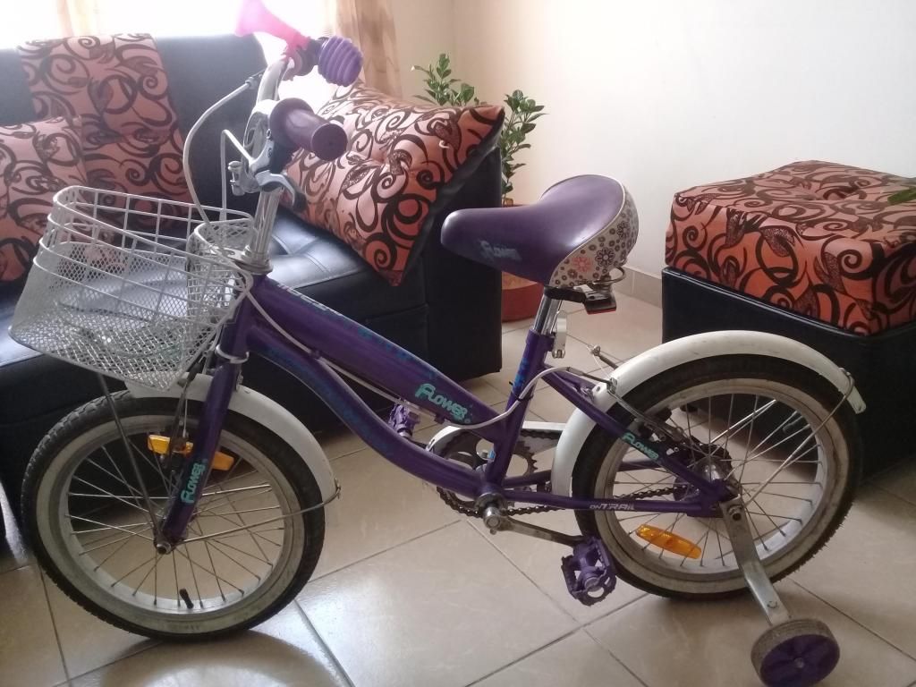 A la venta bicicleta de niña morada