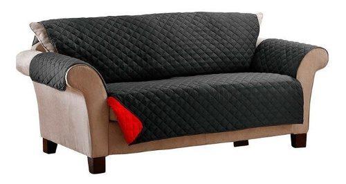 Protector Sofa Forro Protector Muebles 3 Puestos Doble Faz