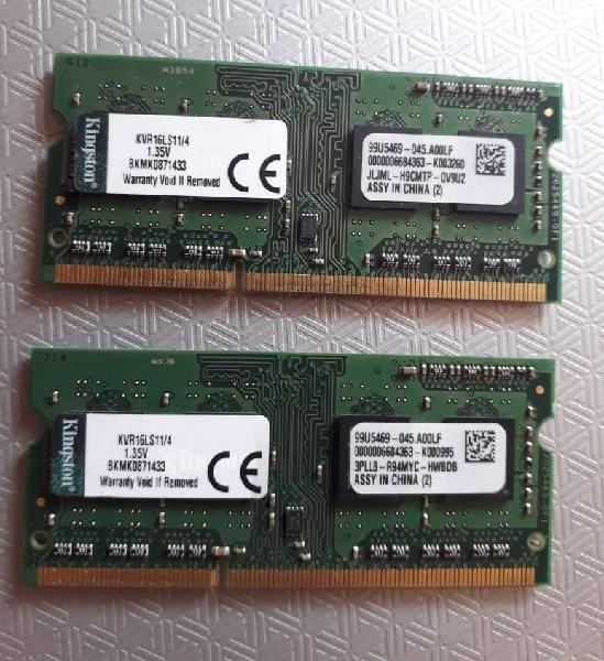 8GB 2X4GBEN MEMORIA RAM DDR3 PARA PORTATIL