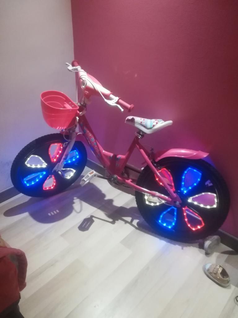 Bicicleta Niña Rin 20 Luminosa