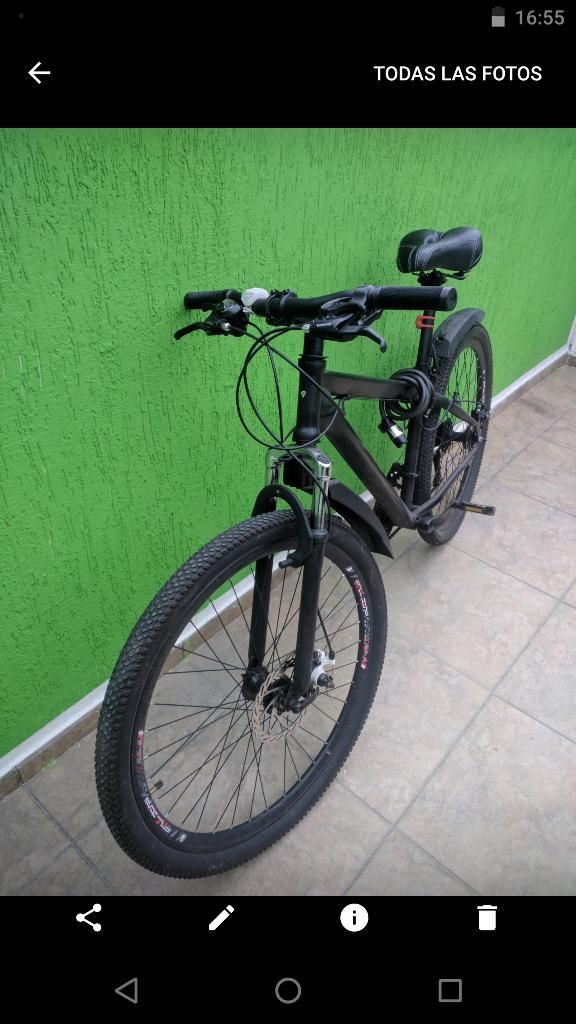 Bicicleta con Freno de Disco