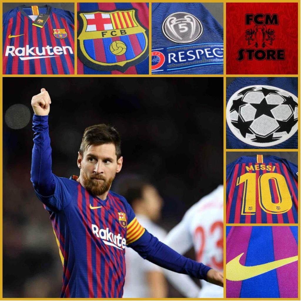 Camiseta Local F.C Barcelona  Messi Vaporknit