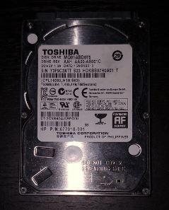 Disco Duro 750GB Para portatil 85.000 TOSHIBA