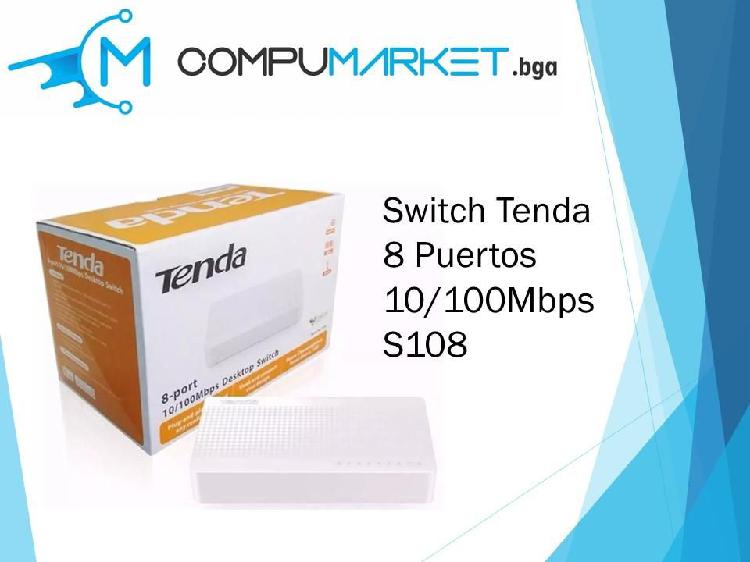 Switch Tenda 8 Puertos s108 nuevo y facturado
