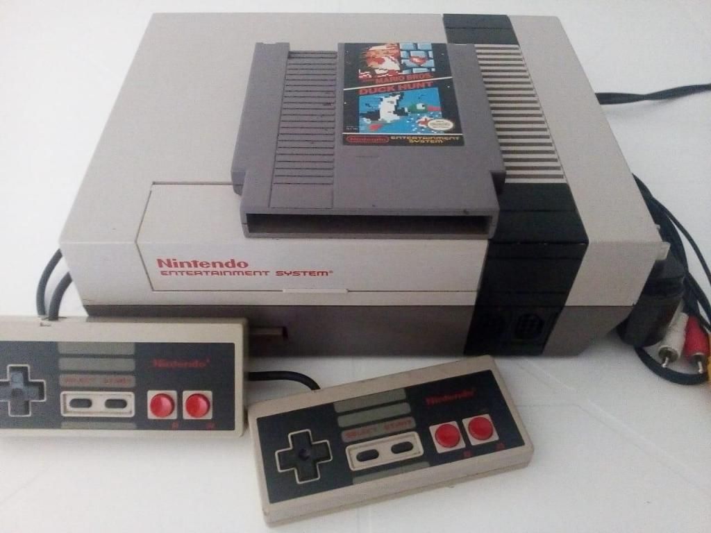 Hermoso Nintendo NES con Mario Bros